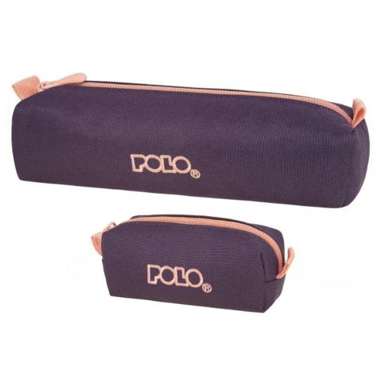 20241031113159_polo_kasetina_efiviki_varelaki_eggplant_pink_wallet_dos Κασετίνα POLO Βαρελάκι με 1 Θήκη Μωβ - Image 1