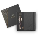 Parker Σετ Στυλό I.M. Monochrome Ballpoint Ανθρακί με Σημειωματάριο