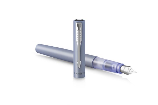 Parker Πένα Vector XL Silver Blue με Ανταλλακτικό Μελάνι - Image 2