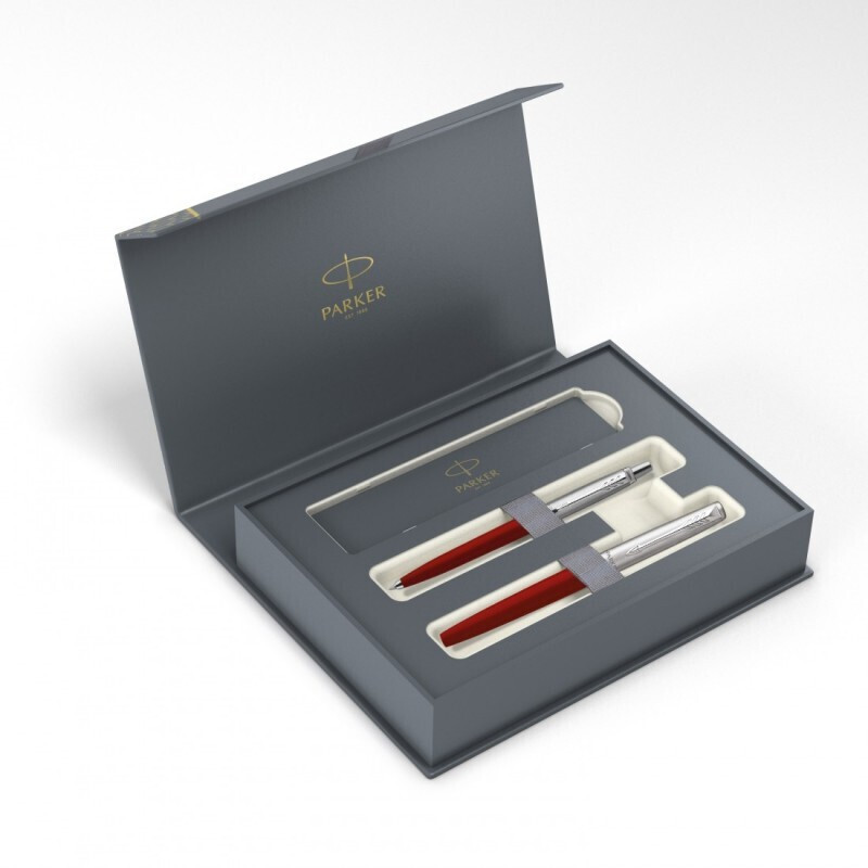 20251013110335_parker_jotter_original_red_set_fountain_pen_ballpen_3501170808115_nibs_medium Parker Στυλό Jotter Original Red CT Ballpoint με Πένα σετ - Image 1