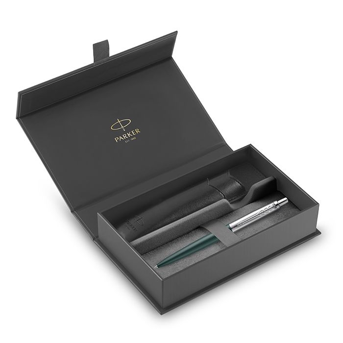 photo6567 Parker Στυλό Jotter XL Ballpoint Matte Green με Μαύρη Θήκη - Image 1