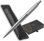 Parker Στυλό Jotter Ballpoint  Core Stainless Steel Ct με Μαύρη Θήκη - Image 2