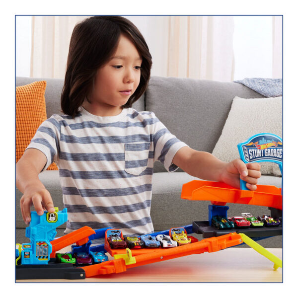 Mattel Hot Wheels City™ Transforming Stunt Garage Πολυμορφικό Γκαράζ Πίστα JHL94 - Image 5