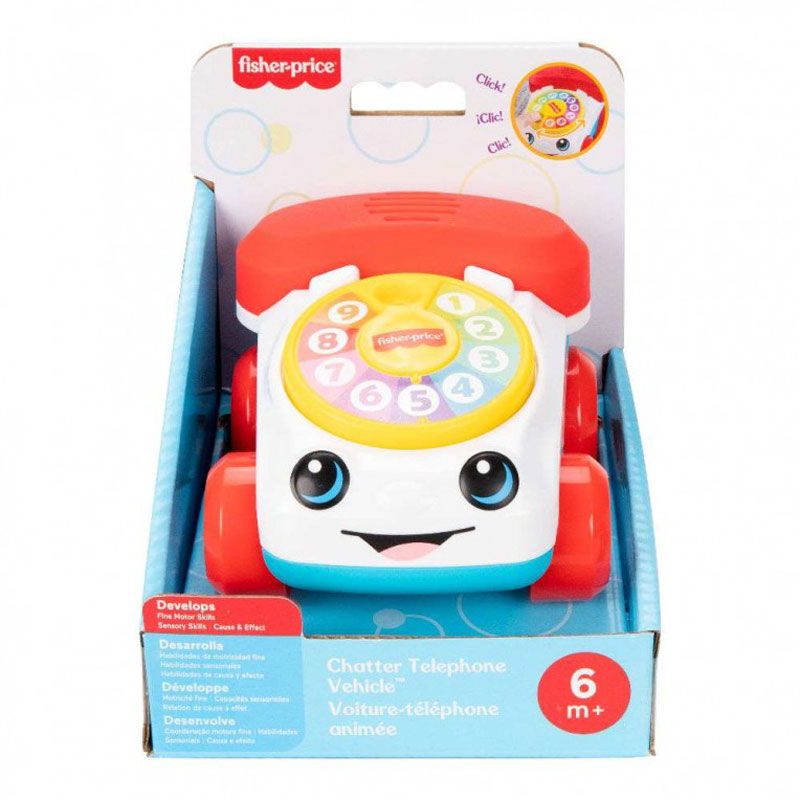 jkd56_1 Fisher-Price® Chatter Telephone Vehicle™ Μίνι Τηλεφωνάκι JKD56 - Image 1