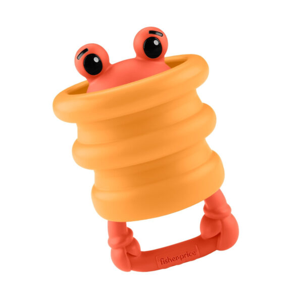 Fisher Price Κουδουνίστρες Ζωάκια Ωκεανού Κάβουρας (JHB55) - Image 2