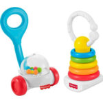 Fisher Price Κουδουνίστρες Κλασικά Παιχνίδια – Σετ Των 2 (JKP54) - Image 2