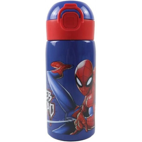 20260514114529 Gim Spiderman Paidiko Pagouri Anoxeidoto Me Kalamaki Diafano 500ml 557 02199