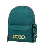 Τσάντα πλάτης POLO Original Double Scarf Πετρόλ-Κίτρινο