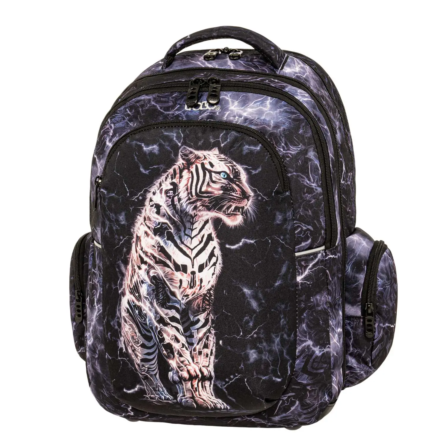 901057-8357 Τσάντα POLO MAXXI Μαύρη Tiger - Image 1