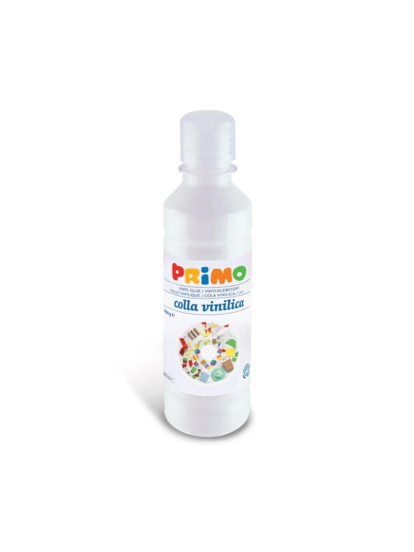 κολλα-λευκη-μπουκαλι-250gr-cmp Primo Υγρή Κόλλα Vinyl Glue Λευκή Μεγάλου Μεγέθους 250gr - Image 1
