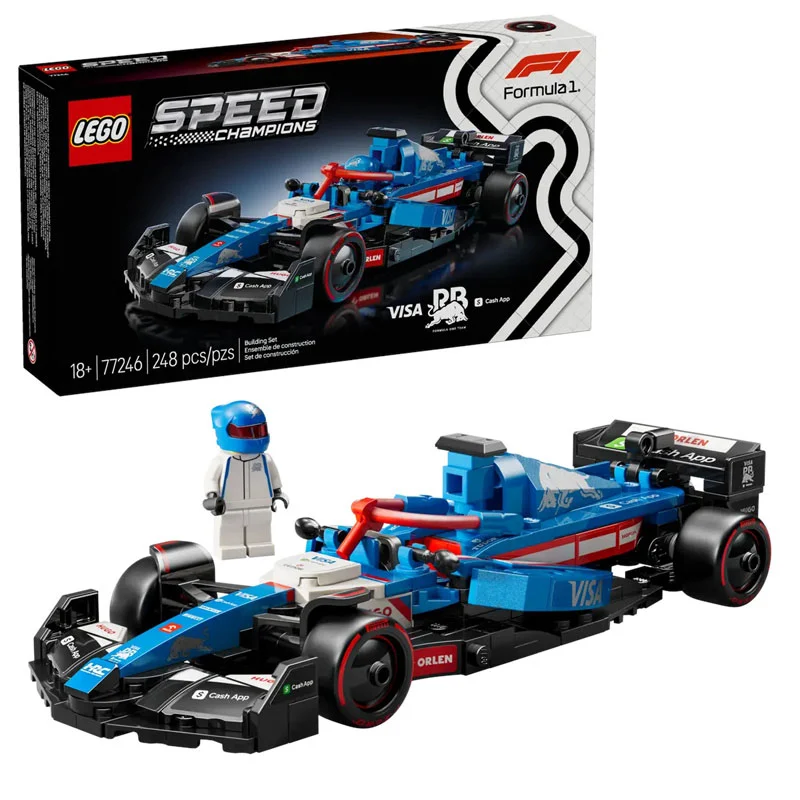 le77246_1 LEGO Speed Champions Visa Cash App RB VCARB 01 F1® Race Car (77246) - Image 1