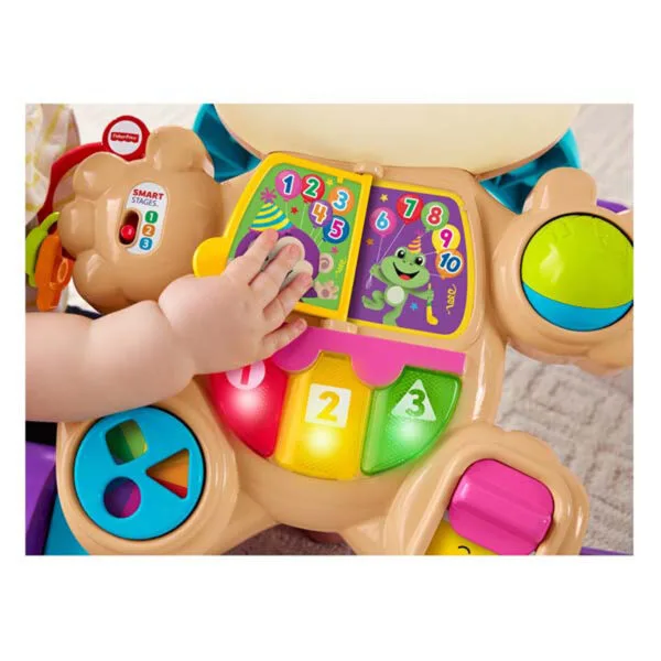 Fisher-Price® Εκπαιδευτική Στράτα Σκυλάκι Smart Stages - Ροζ FTC68 - Image 4