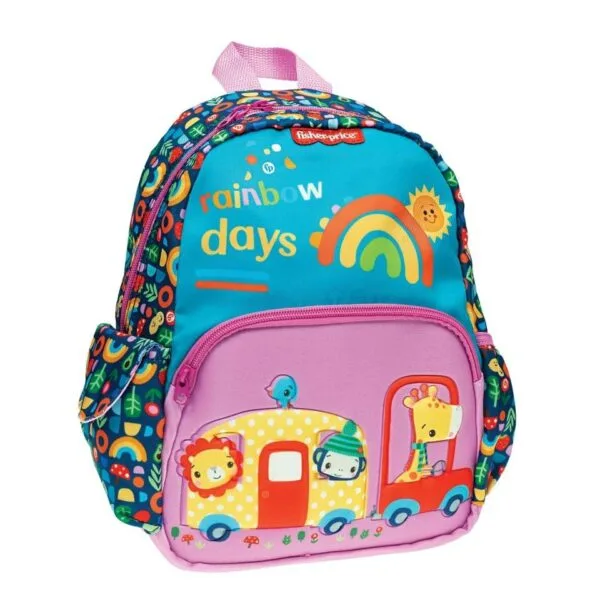 Τσάντα Πλάτης Νηπιαγωγείου FISHER PRICE Rainbow Days - Image 1